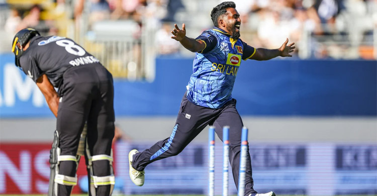 নিউজিল্যান্ডকে বড় ব্যবধানে হারিয়ে ওয়াইটওয়াশ এড়াল শ্রীলঙ্কা